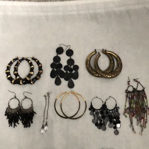 Black Fashion Earring Bundle